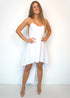 Dress The Strappy Cape Dress - Pure White dubai outfit dress brunch fashion mums
