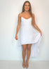 Dress The Strappy Cape Dress - Pure White dubai outfit dress brunch fashion mums