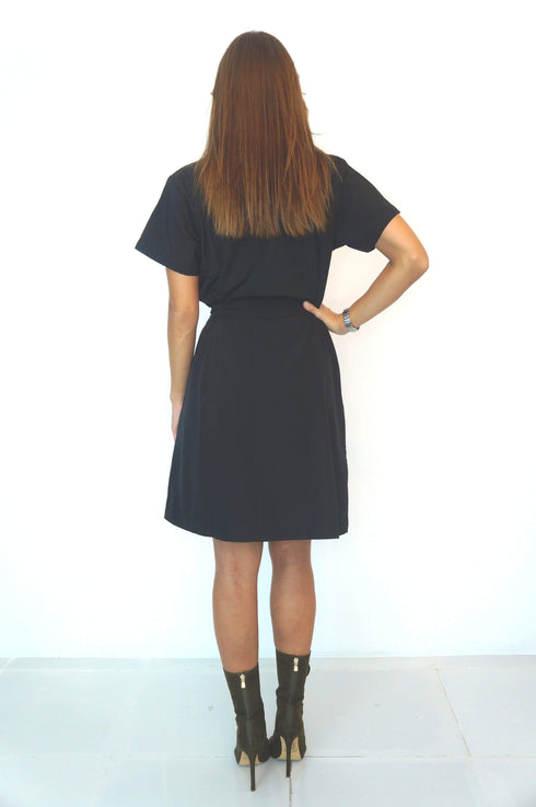 Dress The V Anywhere Dress - Midnight Black dubai outfit dress brunch fashion mums