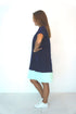 Dress The V Anywhere Dress - Perfect Navy, Aqua Colour Block dubai outfit dress brunch fashion mums
