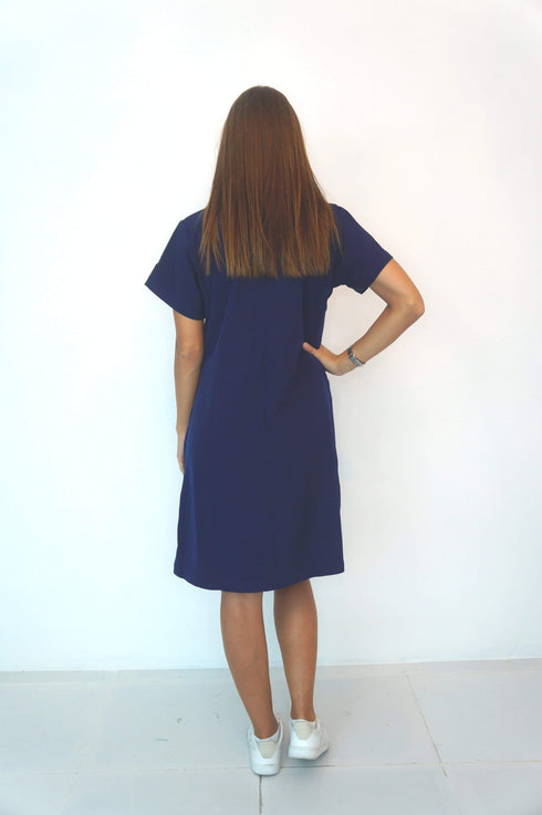 Dress The V Anywhere Dress - Perfect Navy dubai outfit dress brunch fashion mums