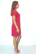 Dress The V Mini Anywhere Dress - Classic Raspberry dubai outfit dress brunch fashion mums