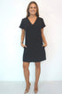 Dress The V Mini Anywhere Dress - Midnight Black dubai outfit dress brunch fashion mums