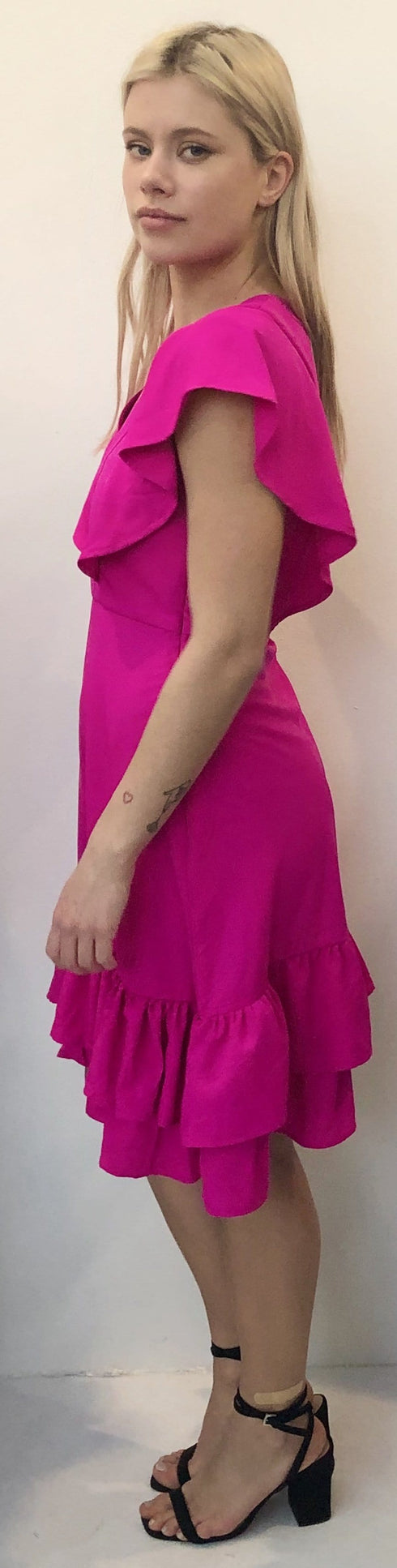 Dress The Weekend Dress - Hot Pink dubai outfit dress brunch fashion mums