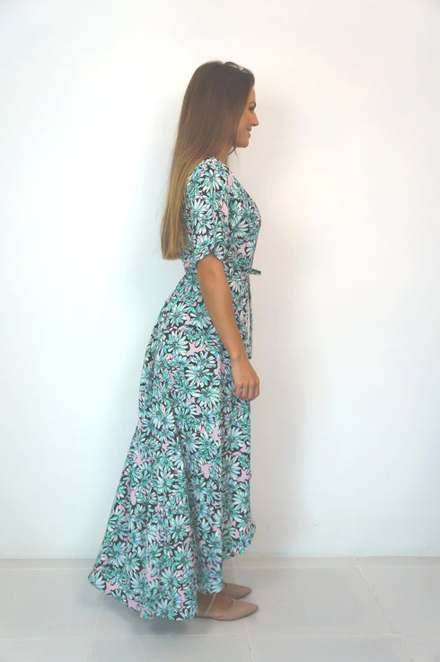 Dress The Wrap Dress - Chalked Garden... dubai outfit dress brunch fashion mums