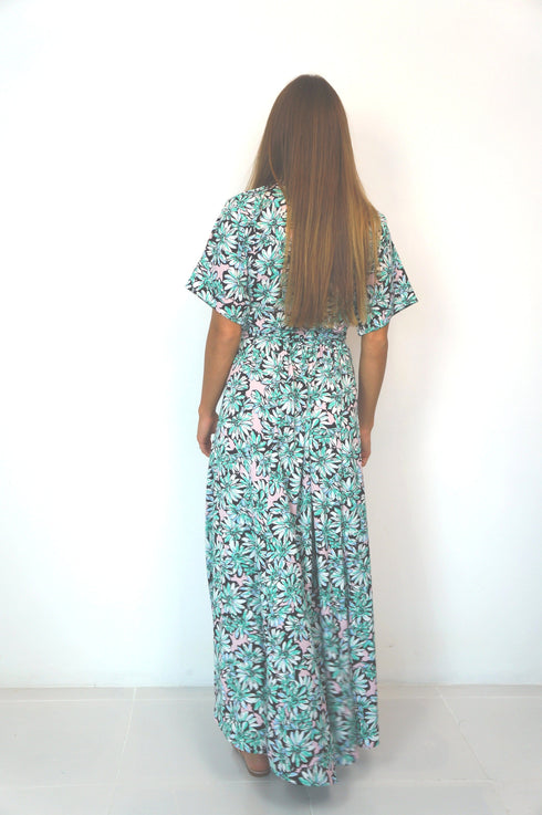 Dress The Wrap Dress - Chalked Garden... dubai outfit dress brunch fashion mums