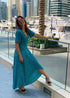 Dress The Wrap Dress - Emerald Leopard dubai outfit dress brunch fashion mums