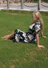 Dress The Wrap Dress - Navy Garden dubai outfit dress brunch fashion mums
