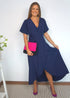 Dress The Wrap Dress - Perfect Navy dubai outfit dress brunch fashion mums