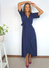 Dress The Wrap Dress - Perfect Navy dubai outfit dress brunch fashion mums