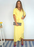 Dress The Wrap Dress - Summer Yellow dubai outfit dress brunch fashion mums
