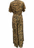 Dress L The Wrap Dress w/ Cap Sleeves - Perfect Leopard dubai outfit dress brunch fashion mums