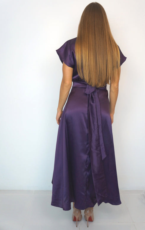 Dresses The Evening Dress - Evening Cadbury Satin dubai outfit dress brunch fashion mums