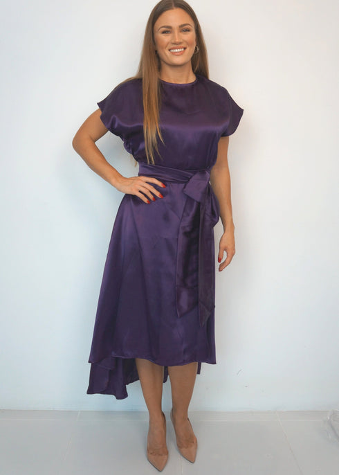 Dresses The Evening Dress - Evening Cadbury Satin dubai outfit dress brunch fashion mums
