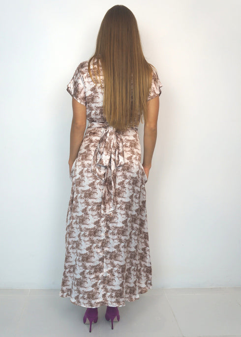 Dresses The Evening Dress - Platinum Snake dubai outfit dress brunch fashion mums