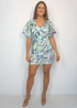 Dresses The Flirty Wrap Dress - Mint Summer Satin dubai outfit dress brunch fashion mums
