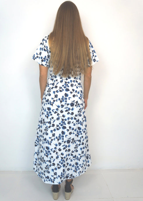 Dresses The Helen Dress - Royal Bouquet dubai outfit dress brunch fashion mums