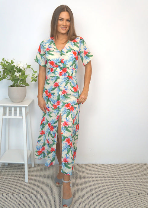 Dresses The Helen Dress - Tropical Lemonade dubai outfit dress brunch fashion mums