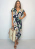 Dresses One size The Kate Maxi Dress - Navy Floral dubai outfit dress brunch fashion mums