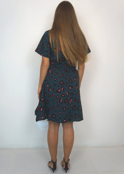 Dresses The Short Helen Dress - Forest Leopard dubai outfit dress brunch fashion mums