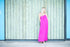 Dresses The Spaghetti Maxi Dress β Hot Pink dubai outfit dress brunch fashion mums
