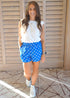 Shorts The Chill Shorts - Royal Blue Polka dubai outfit dress brunch fashion mums