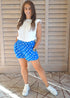 Shorts The Chill Shorts - Royal Blue Polka dubai outfit dress brunch fashion mums