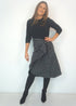 Skirt The Ruffle Wrap Skirt - Black Polka dubai outfit dress brunch fashion mums