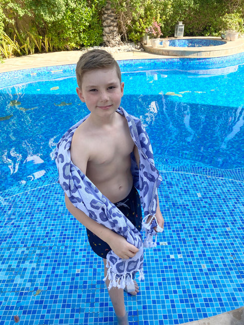 Summer Towels - Ocean Leopard dubai outfit dress brunch fashion mums