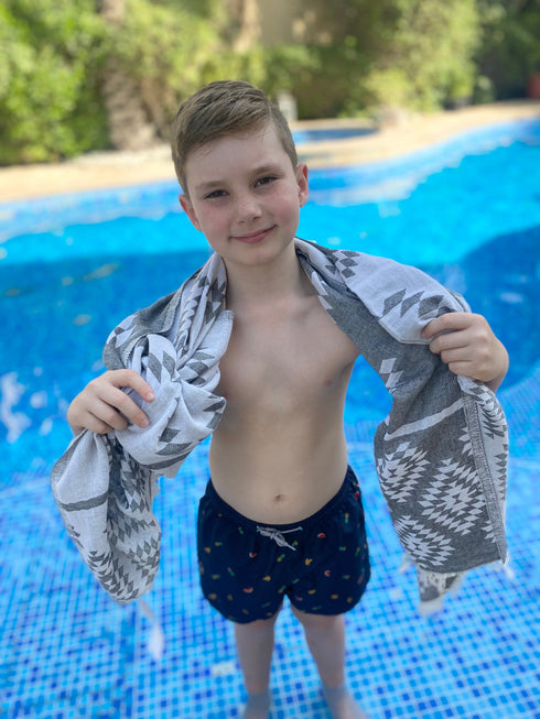 Summer Towels - Pebble Summer dubai outfit dress brunch fashion mums