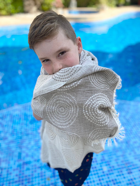 Summer Towels - Sand Circles dubai outfit dress brunch fashion mums