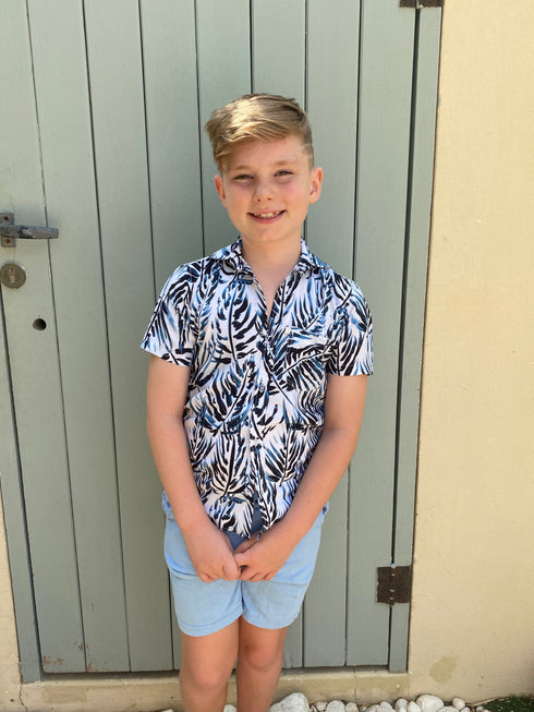 The Boy's Casual Shirt - Indigo Palms dubai outfit dress brunch fashion mums