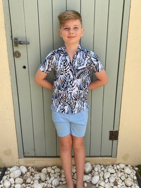 The Boy's Casual Shirt - Indigo Palms dubai outfit dress brunch fashion mums