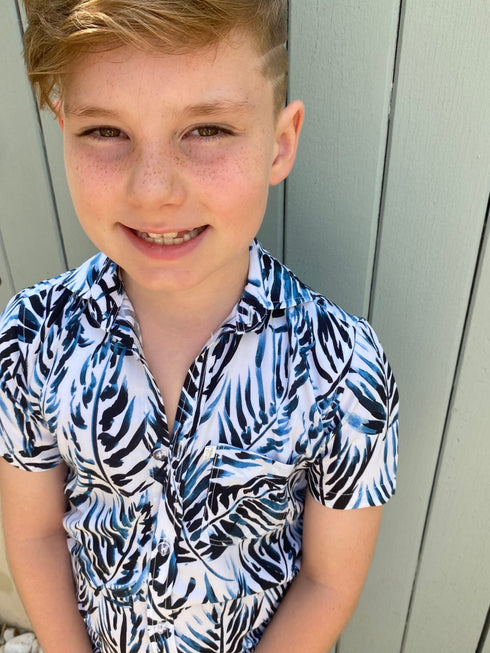 The Boy's Casual Shirt - Indigo Palms dubai outfit dress brunch fashion mums