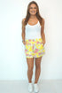 The Chill Shorts - Summer Yellow Floral dubai outfit dress brunch fashion mums
