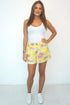 The Chill Shorts - Summer Yellow Floral dubai outfit dress brunch fashion mums