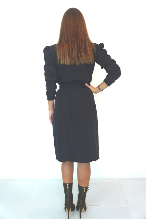 The Classic Dress - Midnight Black dubai outfit dress brunch fashion mums