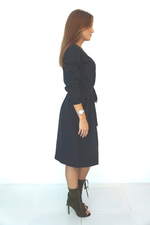 The Classic Dress - Midnight Black dubai outfit dress brunch fashion mums
