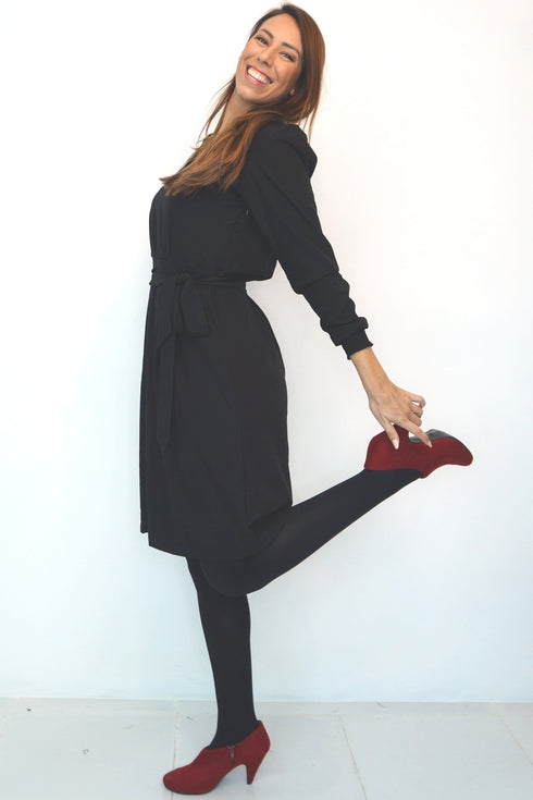 The Classic Dress - Midnight Black dubai outfit dress brunch fashion mums