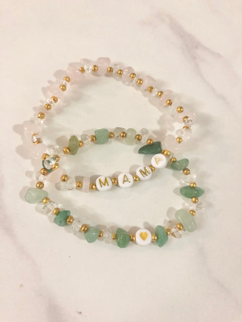The Crystal Bracelets - MAMA dubai outfit dress brunch fashion mums