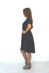 The Elastic Wrap Dress - Midnight Black dubai outfit dress brunch fashion mums