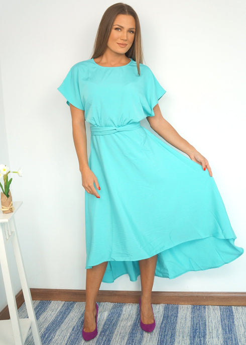 The Evening Dress - Turquoise Skies dubai outfit dress brunch fashion mums