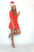 The Flirty Wrap Dress - Christmas Mac Red dubai outfit dress brunch fashion mums