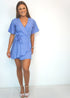 The Flirty Wrap Dress - Liberty Blue dubai outfit dress brunch fashion mums