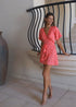 The Flirty Wrap Dress - Lipstick Splash dubai outfit dress brunch fashion mums