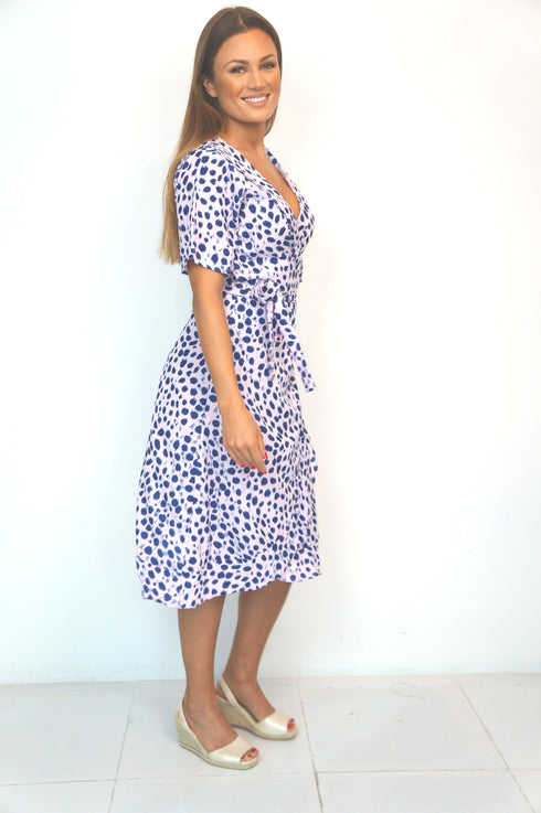 The Flirty Wrap Dress Midi - Hamptons Weekend dubai outfit dress brunch fashion mums