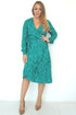 The Flirty Wrap Dress Midi - Jade Jungle dubai outfit dress brunch fashion mums