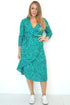 The Flirty Wrap Dress Midi - Jade Jungle dubai outfit dress brunch fashion mums