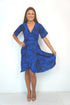 The Flirty Wrap Dress Midi - Royal Garden dubai outfit dress brunch fashion mums