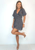 The Flirty Wrap Dress - Midnight Blush dubai outfit dress brunch fashion mums